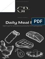 Daily Meal Plan: Optimised For Testosterone Production & Muscle Growth