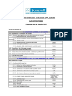 SONIBANK - Conditions Generales de Banque Applicables Aux Entreprises