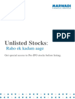 Unlisted Stock Buying