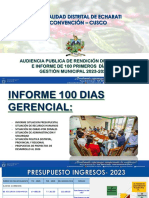 Formato Gerencia y Rendicion e Informe de 100 Dias - KITENI 1