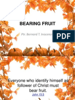 Bearing Fruit: Ptr. Bernard T. Inocencio