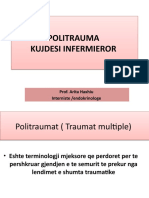 Politrauma Kujdesi Infermieror: Prof. Arita Haxhiu Interniste /endokrinologe