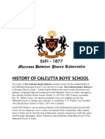 History of Calcutta Boys' School