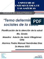 Tema Determinantes Sociales de La Salud