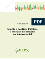 Nota Técnica Família e Políticas Públicas - ABEPSS