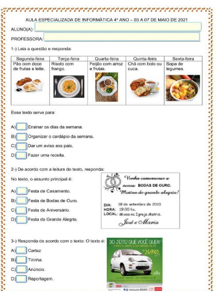 Atividade | PDF