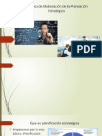 Proceso de Elaboración de La Planeación Estratégica