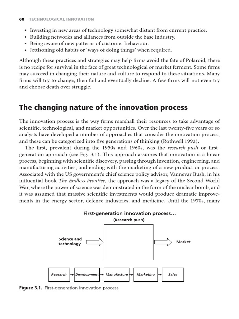 The Changing Nature of The Innovation Process: R R R R | PDF ...