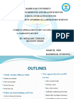 Current Approach To HIV Vaccine (Melkamu and Begizaw)