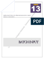 Carga Masiva de Datos en SAP con Batch Input | PDF | Archivo de ...