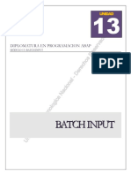 Batch Input en Abap