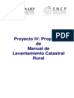 Proyecto IV: Propuesta de Manual de Levantamiento Catastral Rural