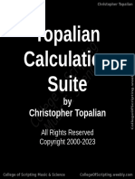 Topalian Calculation Suite by Christopher Topalian