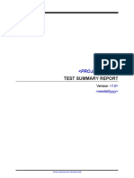 Test Summary Report Template