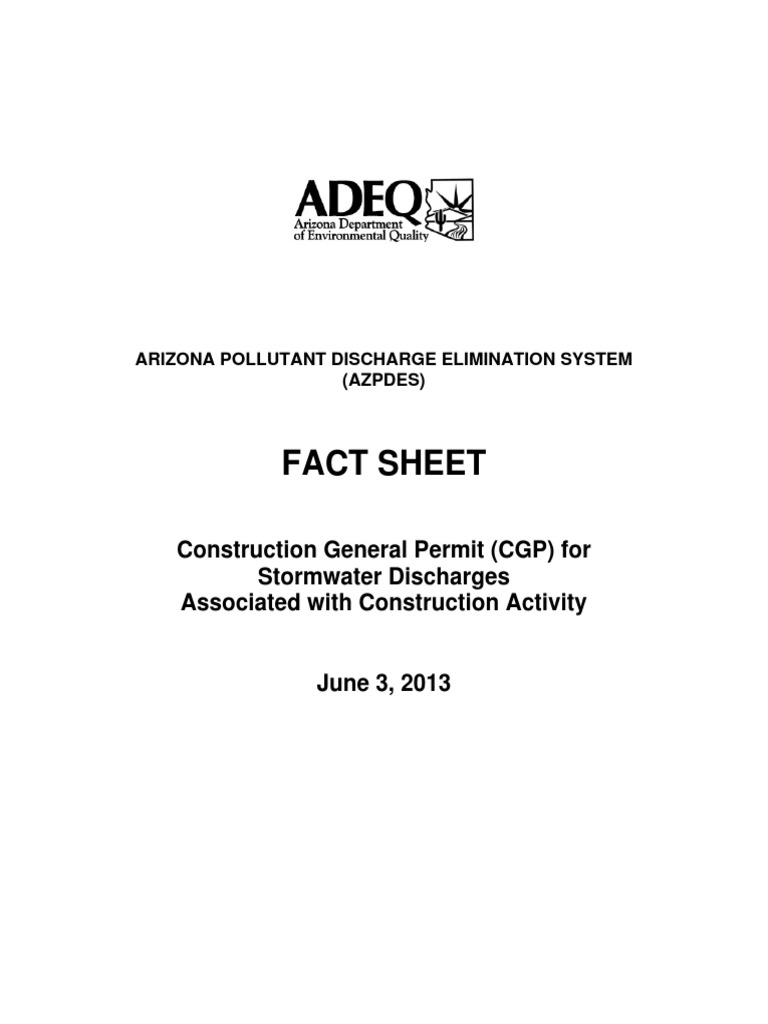 Adeq contruction discharges pdf