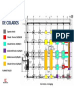 Programacion de colados del 16 al 23 de Junio