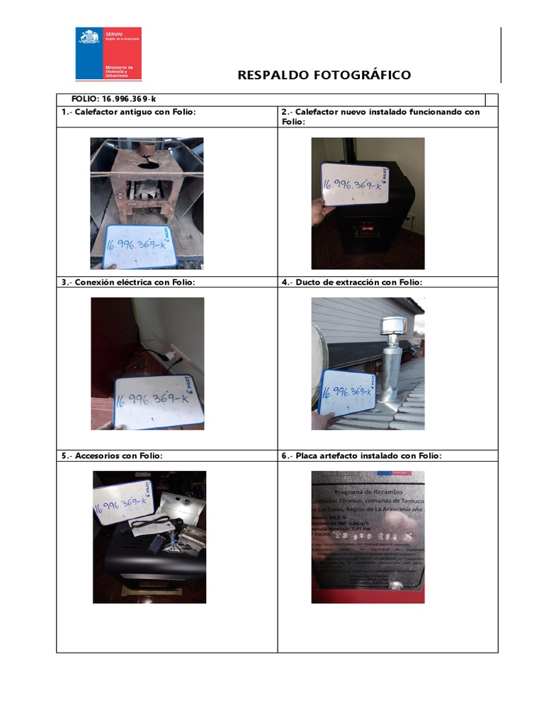 Ejemplos de Registro Fotográfico | PDF
