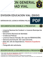 Direccion General de Seguridad Vial-Obtencion de Licencia Interna Policial..PDF Actualizado