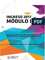 Cuadernillo Ingreso 2017 Modulo I