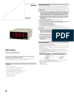 Panel Meters (Indicator) : M4Y Series
