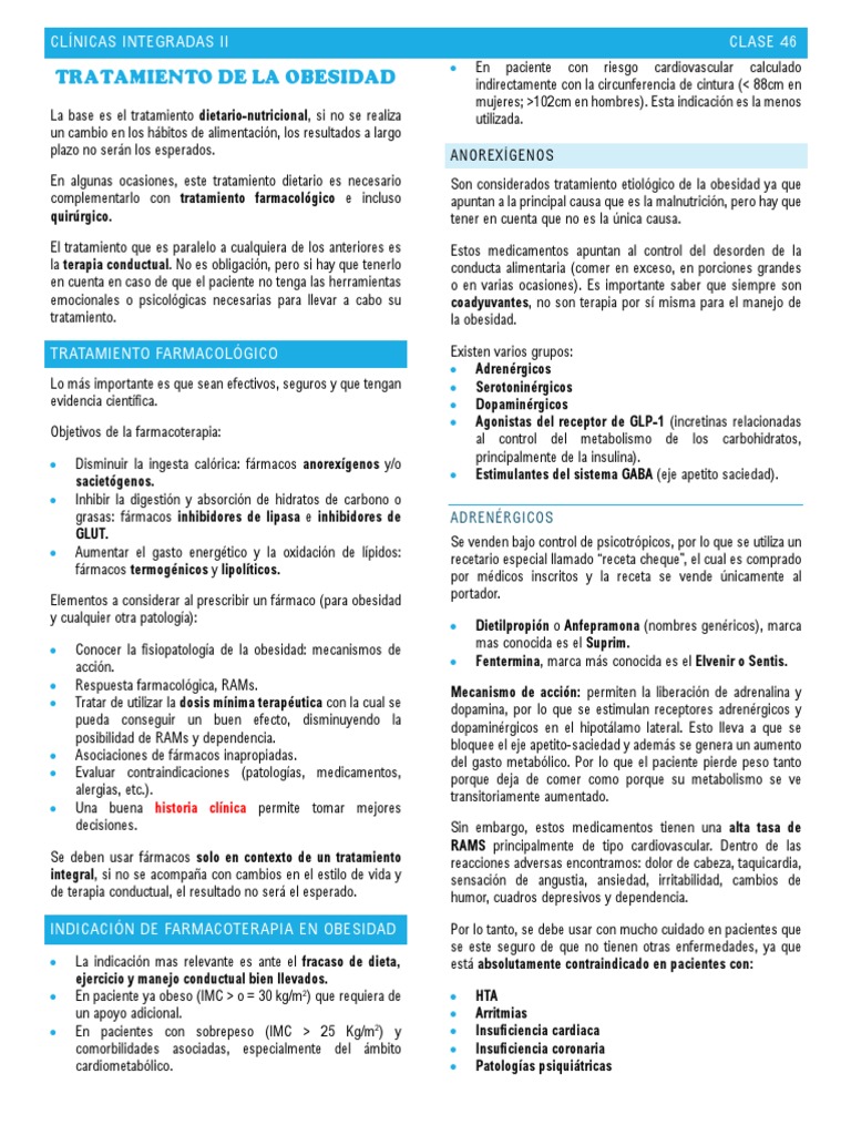 Tratamiento de La Obesidad | PDF | Obesidad | Cirugía bariátrica
