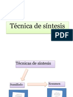 Tecnica de Sintesis