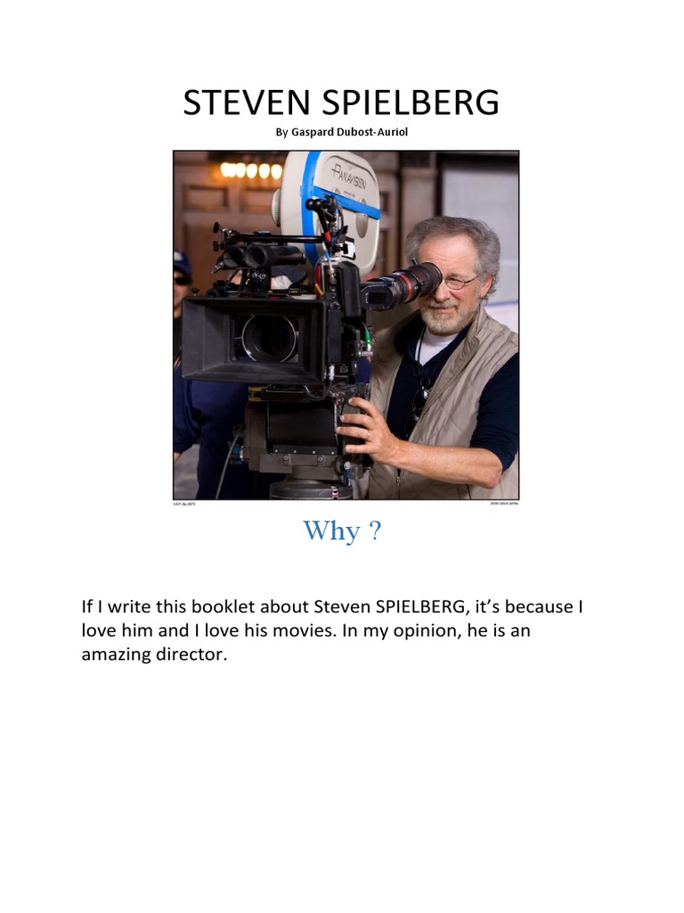 STEVEN SPIELBERG BOOK RECOMMENDATIONS intelligence overview