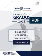 Técnicas de Vigilancia y Seguimiento Manual Del Policía Federal