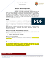 Carta Responsiva en El Uso de Software