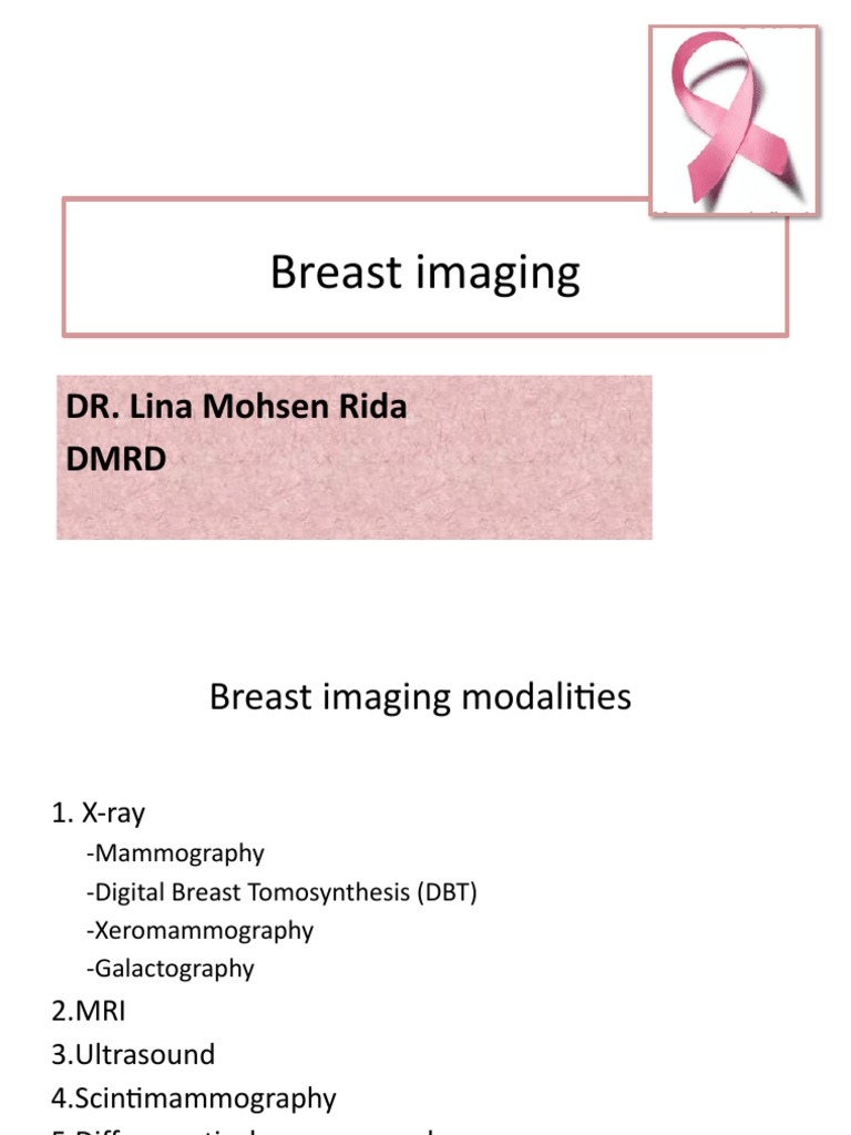 Breast Imging by DR Lina | PDF | Mammography | Breast Cancer