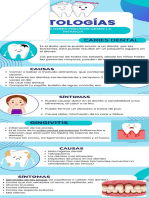 Infografía Salud Dental Recomendaciones Profesional Azul y Blanco