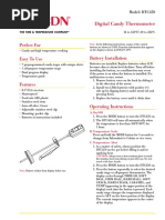 Candy Temperature Stages Guide | PDF | Confectionery | Sugar Confectionery