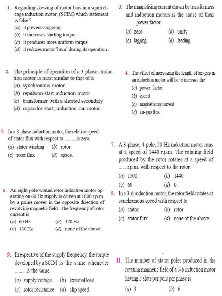 Test Induction Motor 1235 | PDF
