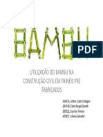 Trabalho 1° Grupo - Painel Bambu Concreto