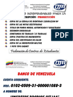 REQUISITOS DE INSCRIPCION EN EL IUTJAA-2011