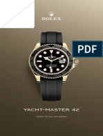 Yacht-Master 42: Oyster, 42 MM, Oro Amarillo