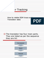 Translator Tracking: How To Relate SDM Trace and Translator Data