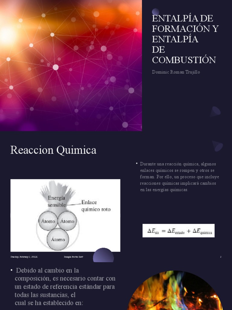 Entalpía de Formación y Entalpía PDF