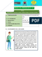 A. 1° y 2°EXPERIENCIA DE APRENDIZAJE #07