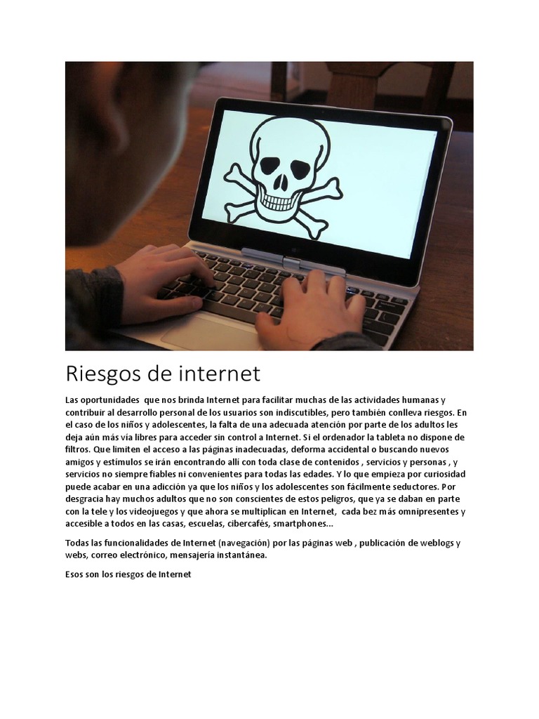 Riesgos de Internet para Niños y Adolescentes | PDF | Ciencias sociales