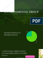 Green Minimalist The Environtment Presentation