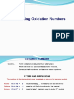 Calculating Oxidation Numbers