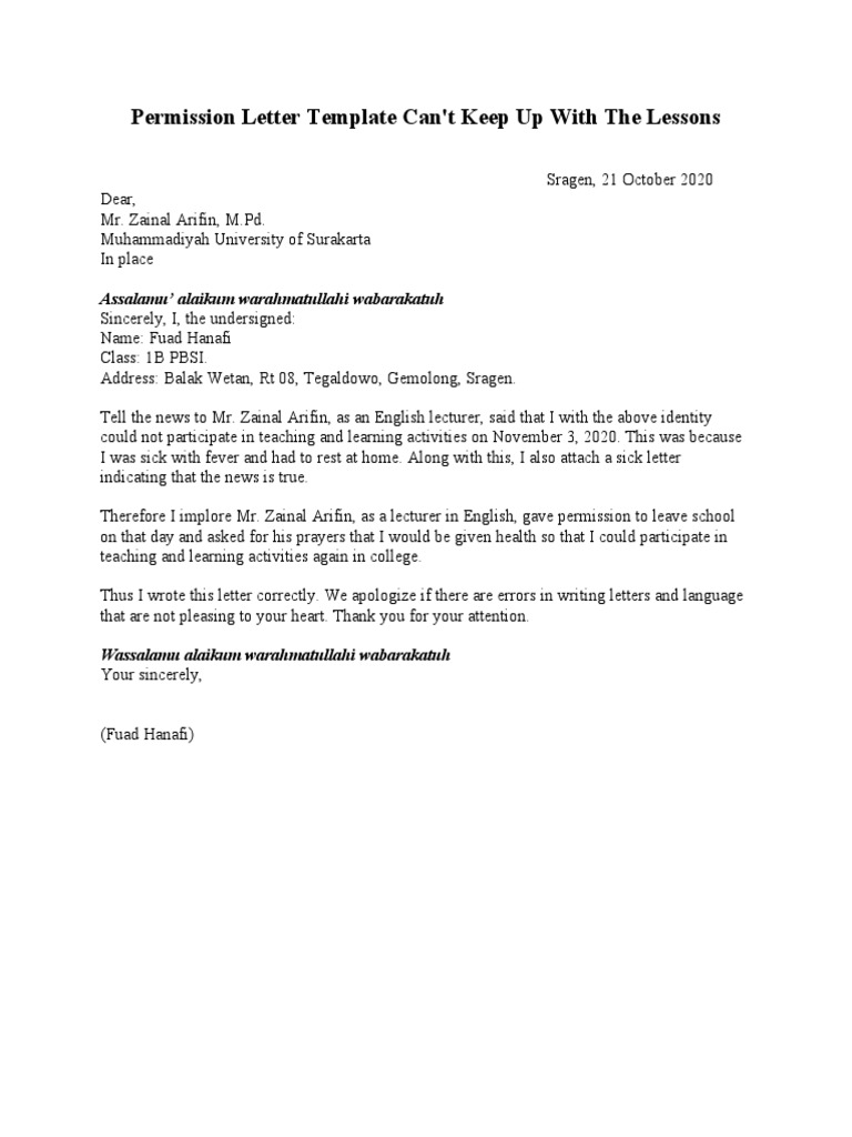 1B - A310200060 - Fuad Hanafi - Tugas EAP Permission Letter Template ...