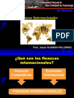 Finanzas Internacionales: Prof. Jesús Huaman Palomino
