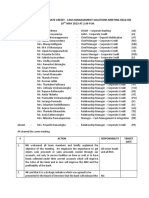 Minutes of Corporate Credit - Cash Management Solutions Meeting Held On 19 MAY 2023 AT 2.00 P.M