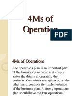 4Ms of Operation