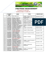 Ed 315 Strategic Management Assigned Topic