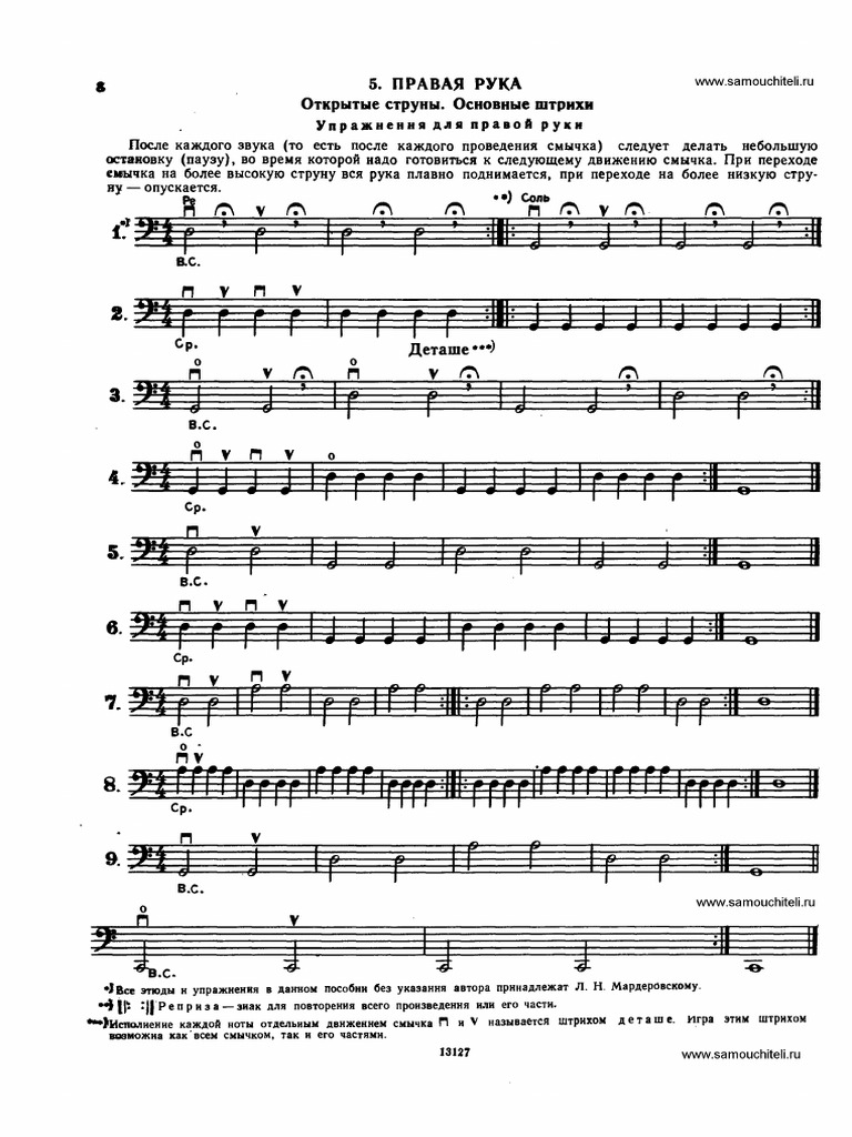 Marderovsky uroki igri na violoncheli pdf