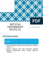 Hitung Trombosit, Eukosit, PT Aptt Manual