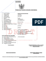 Biodata Penduduk Warga Negara Indonesia